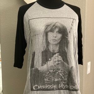 Chrissy Hynde BACK ON THE CHAIN GANG 2019 Tour Tee shirt Size Medium